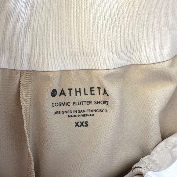 Athleta Cosmic Flutter Shorts - XXS Beige - Picture 7 of 9